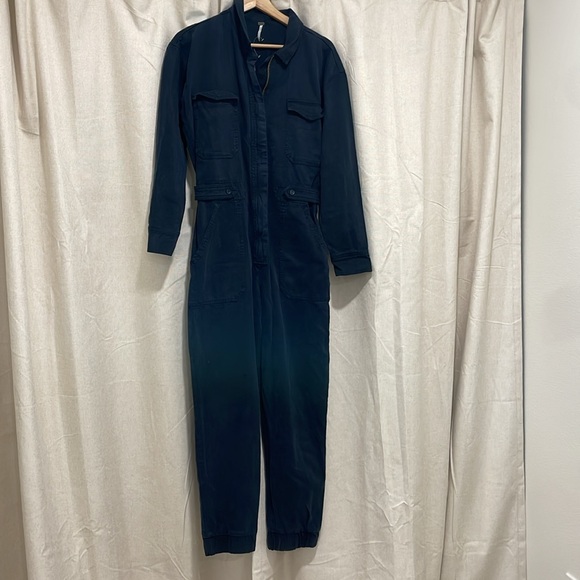 Navy Jumpsuit - Picture 4 of 7